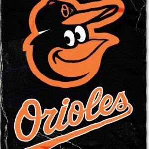 Baltimore Orioles Blanket 50x60 Fleece Wicked Design