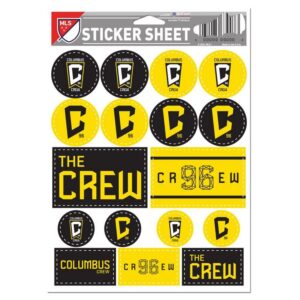 Columbus Crew SC Decal Sheet 5x7 Vinyl