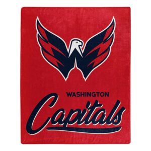 Washington Capitals Blanket 50x60 Raschel Signature Design