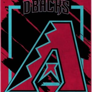 Arizona Diamondbacks Blanket 46x60 Micro Raschel Dimensional Design Rolled