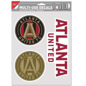 Atlanta United FC Decal Multi Use Fan 3 Pack