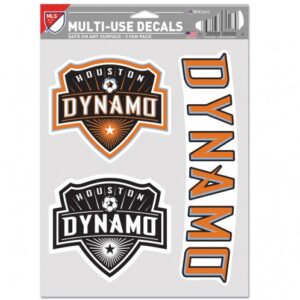 Houston Dynamo Decal Multi Use Fan 3 Pack