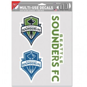 Seattle Sounders FC Decal Multi Use Fan 3 Pack