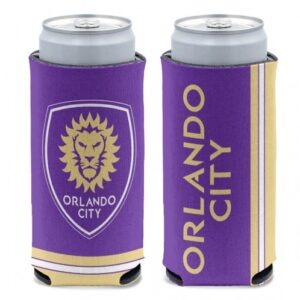 Orlando City SC Can Cooler Slim Can Design