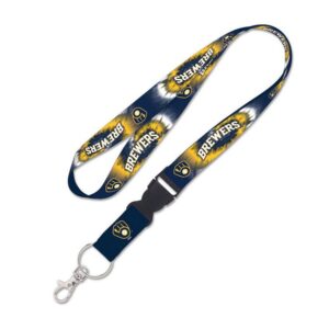 Milwaukee Brewers Lanyard with Detachable Buckle Tie Dye Design