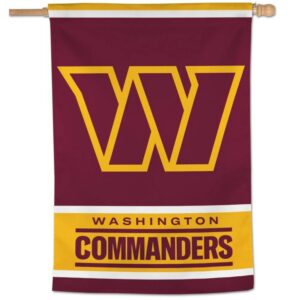Washington Commanders Banner 28x40 Vertical