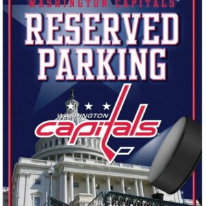 Washington Capitals Metal Parking Sign