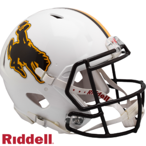 Wyoming Cowboys Helmet Riddell Authentic Full Size Speed Style