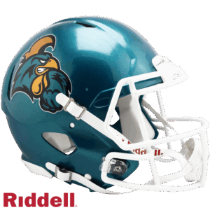 Coastal Carolina Chanticleers Helmet Riddell Authentic Full Size Speed Style Teal