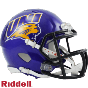 Northern Iowa Panthers Helmet Riddell Replica Mini Speed Style