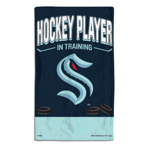 Seattle Kraken Baby Burp Cloth 10x17