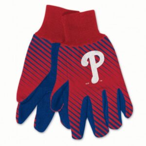 Philadelphia Phillies Gloves Two Tone Style Adult Size