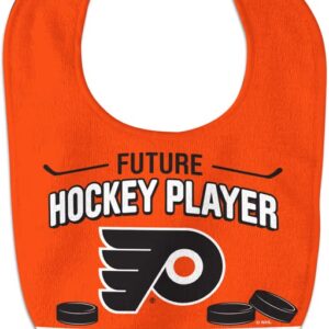 Philadelphia Flyers Baby Bib All Pro Style Future Hockey Player Design