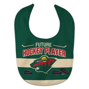 Minnesota Wild Baby Bib All Pro Style Future Hockey Player Design