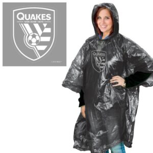 San Jose Earthquakes Rain Poncho