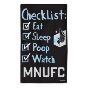 Minnesota United FC Baby Burp Cloth 10x17