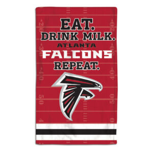 Atlanta Falcons Baby Burp Cloth 10x17