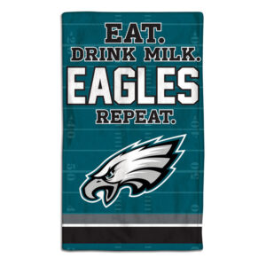 Philadelphia Eagles Baby Burp Cloth 10x17