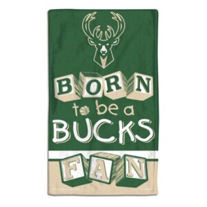 Milwaukee Bucks Baby Burp Cloth 10x17