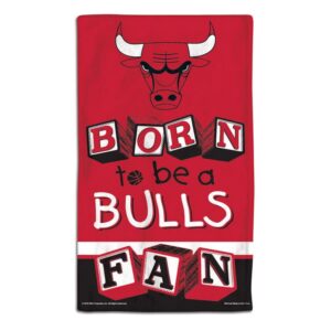 Chicago Bulls Baby Burp Cloth 10x17
