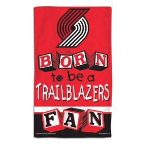 Portland Trail Blazers Baby Burp Cloth 10x17