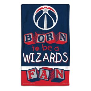 Washington Wizards Baby Burp Cloth 10x17