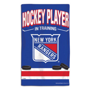 New York Rangers Baby Burp Cloth 10x17