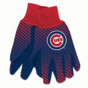 Chicago Cubs Gloves Two Tone Style Adult Size
