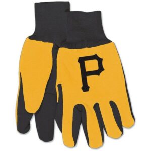 Pittsburgh Pirates Gloves Two Tone Style Adult Size