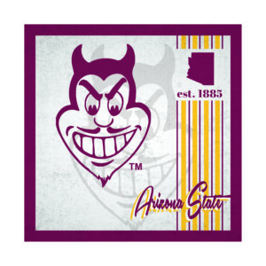 Arizona State Sun Devils Sign Wood 10x10 Album Design