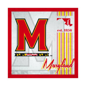 Maryland Terrapins Sign Wood 10x10 Album Design