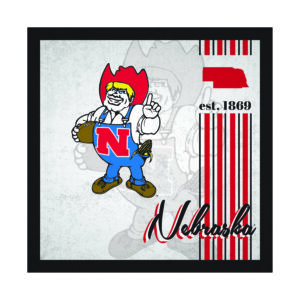 Nebraska Cornhuskers Sign Wood 10x10 Album Design
