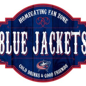 Columbus Blue Jackets Sign Wood 12 Inch Homegating Tavern