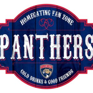 Florida Panthers Sign Wood 12 Inch Homegating Tavern
