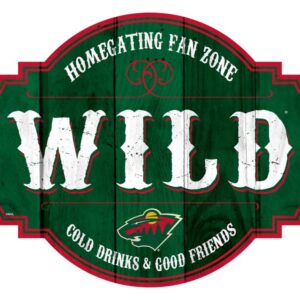 Minnesota Wild Sign Wood 12 Inch Homegating Tavern