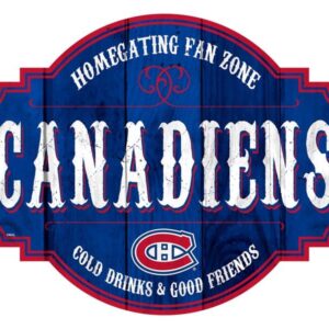 Montreal Canadiens Sign Wood 12 Inch Homegating Tavern