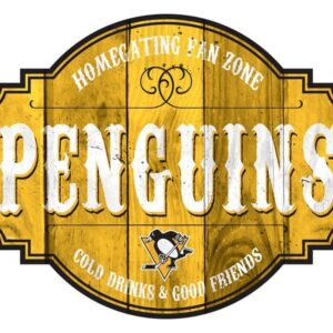 Pittsburgh Penguins Sign Wood 12 Inch Homegating Tavern