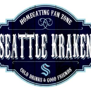 Seattle Kraken Sign Wood 12 Inch Homegating Tavern