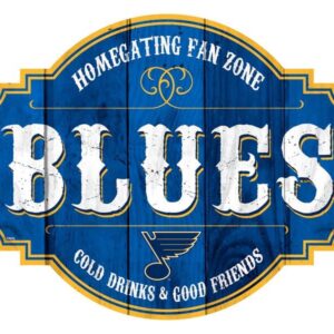 St. Louis Blues Sign Wood 12 Inch Homegating Tavern