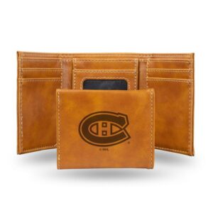 Montreal Canadiens Wallet Trifold Laser Engraved