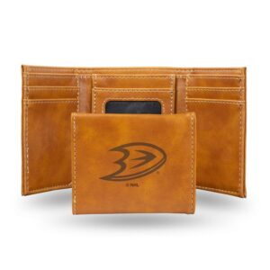 Anaheim Ducks Wallet Trifold Laser Engraved