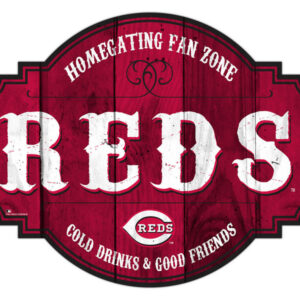 Cincinnati Reds Sign Wood 12 Inch Homegating Tavern