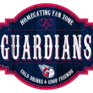 Cleveland Guardians Sign Wood 12 Inch Homegating Tavern