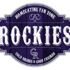 Colorado Rockies Sign Wood 12 Inch Homegating Tavern