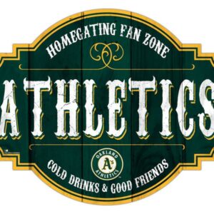 Oakland Athletics Sign Wood 12 Inch Homegating Tavern