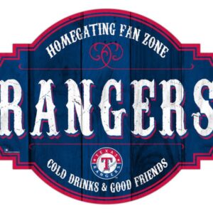 Texas Rangers Sign Wood 12 Inch Homegating Tavern