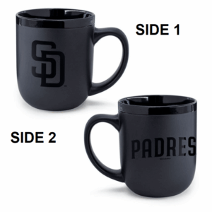 San Diego Padres Coffee Mug 17oz Matte Black