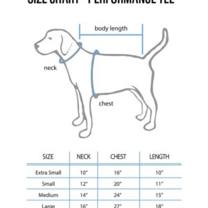 Las Vegas Raiders Pet Performance Tee Shirt Size XS