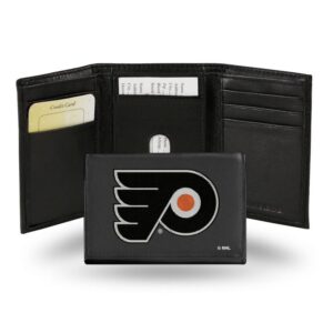 Philadelphia Flyers Wallet Trifold Leather Embroidered