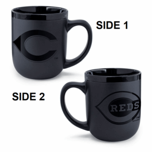 Cincinnati Reds Coffee Mug 17oz Matte Black